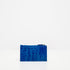 Portacarte con cerniera DOTTI<br>Coccodrillo Blu